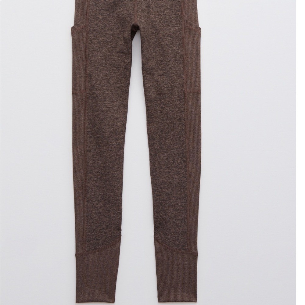 Aerie Ribbed Pocket Leggings Size Medium